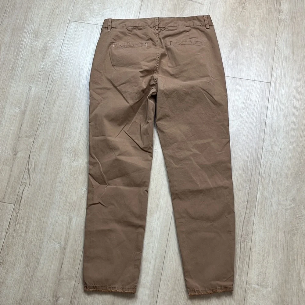NEW! NILI LOTAN EAST HAMPTON PANT DARK BROWN, SIZE 2 0961